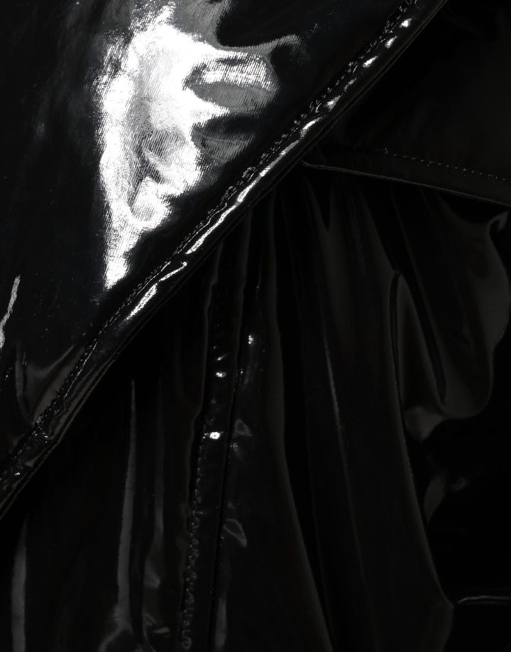Dolce &amp; Gabbana Black Polyester Button Down Blouson Jacket