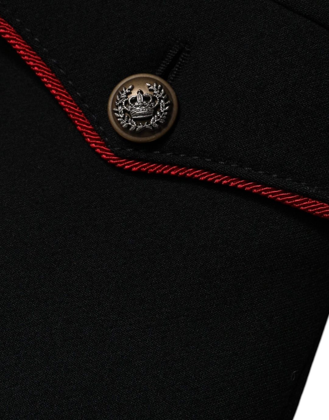 Dolce &amp; Gabbana Black Single Breasted Trench Coat Jacket