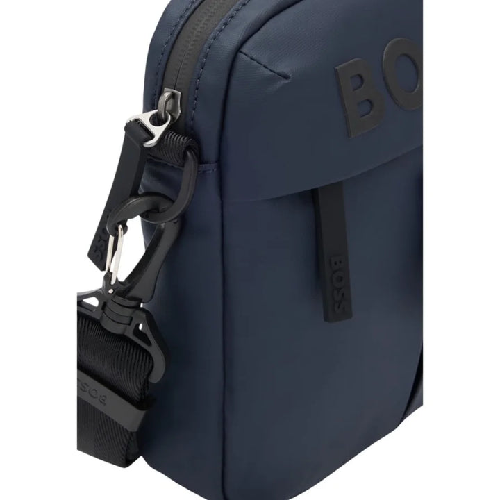 Hugo Boss Blue Polyester Messenger Bag