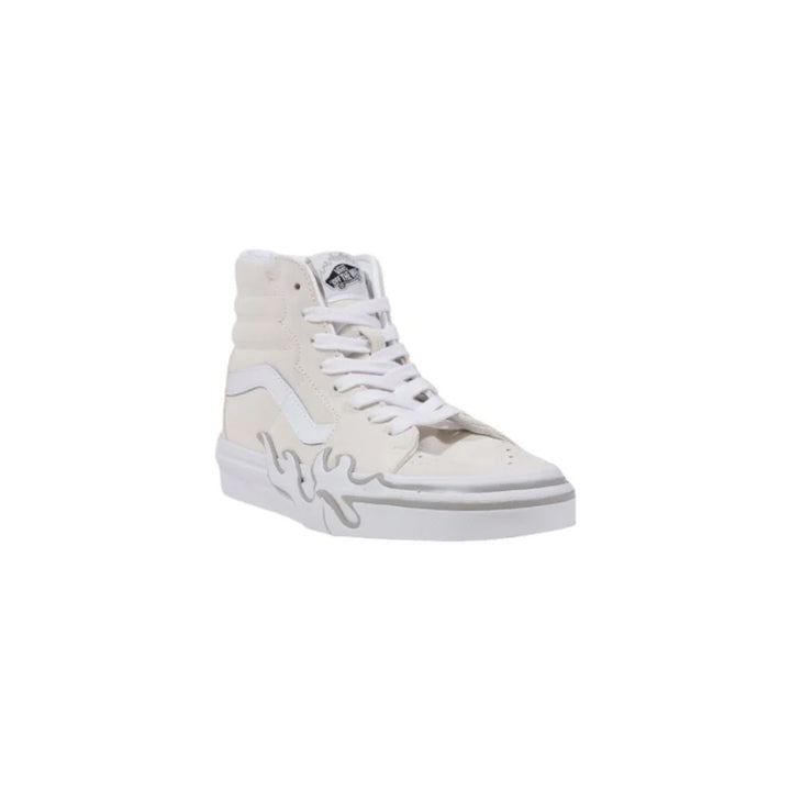 Vans White Suede Leather High Top Sneakers