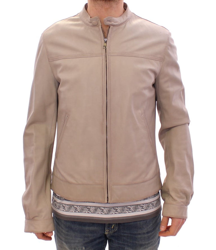 Dolce &amp;amp; Gabbana Élégante veste en cuir d&