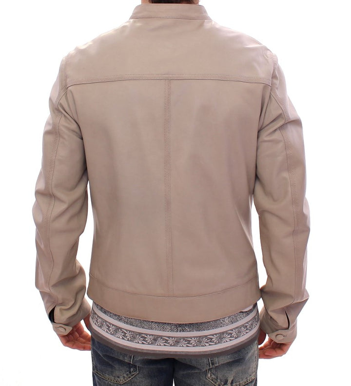 Dolce &amp;amp; Gabbana Élégante veste en cuir d&
