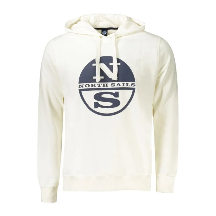 North Sails White Cotton Men’s Hoodie