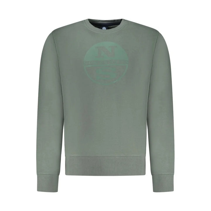 North Sails Verde Cotton Men Sweatshirt