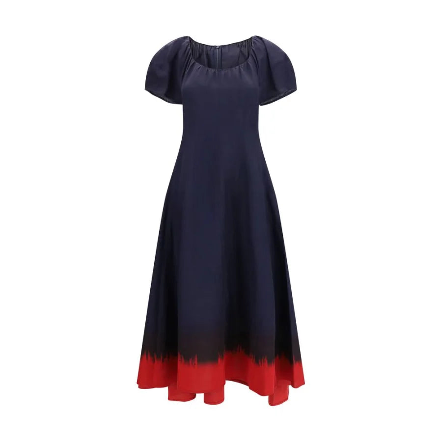 Tory Burch Blue Viscose Casual Dress