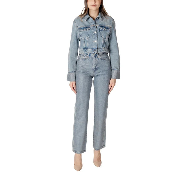 Only Light Blue Organic Cotton Denim Jacket