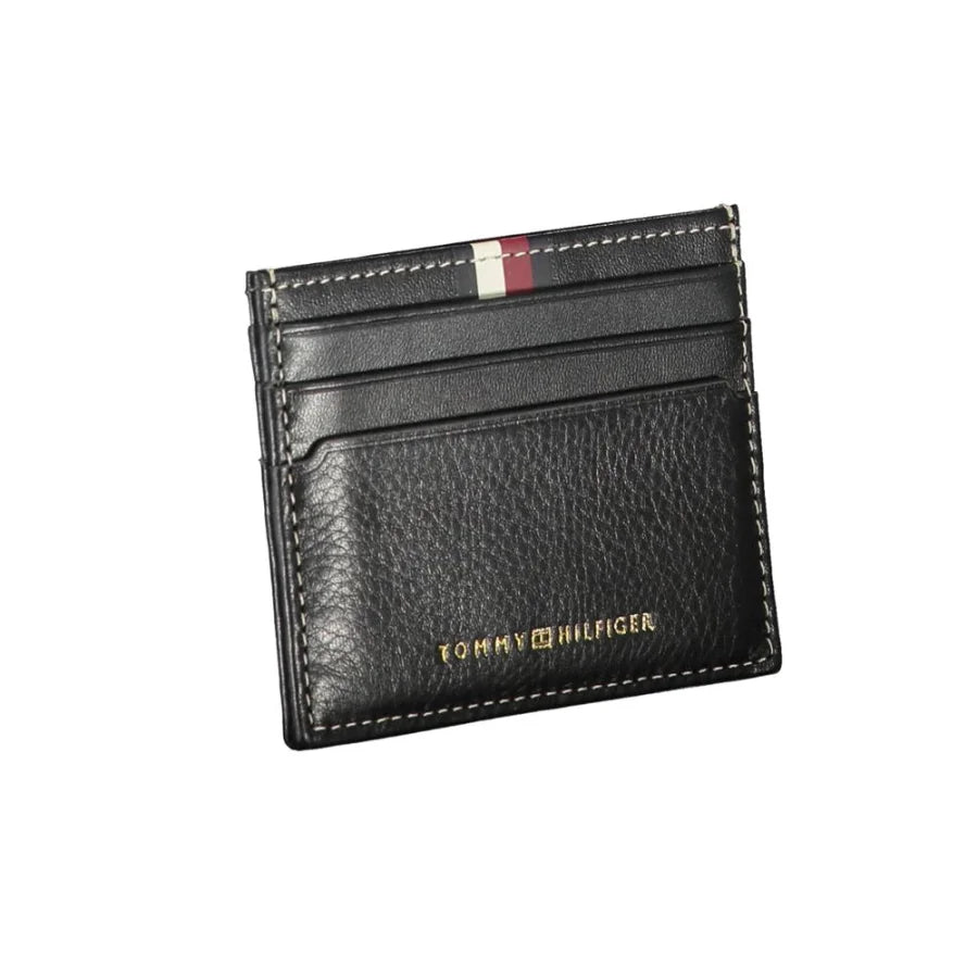Tommy Hilfiger Nero Leather Mens Wallet Holder