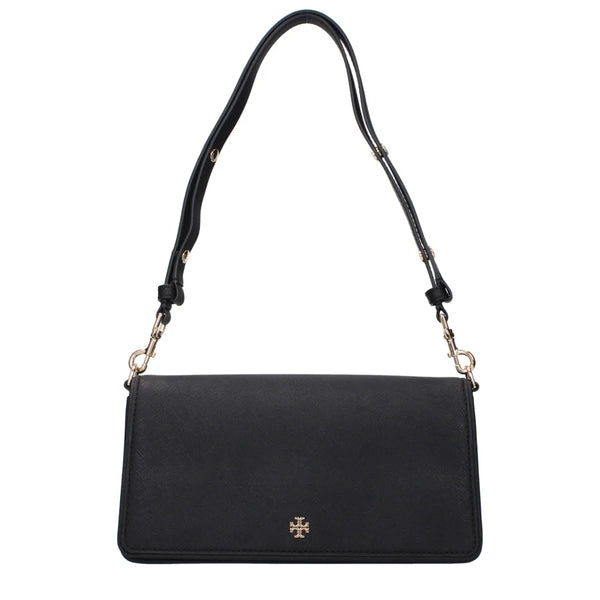 Tory Burch - Black Leather Shoulder Bag