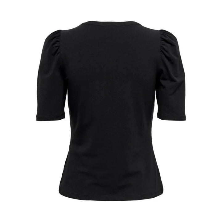 Only Black Cotton T-Shirt