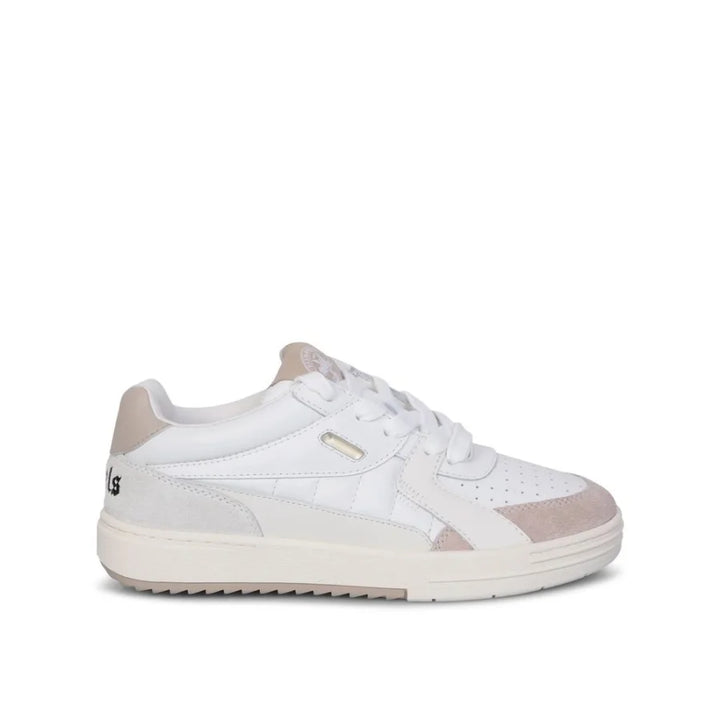 Palm Angels White Calfskin Sneakers
