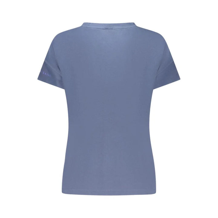 North Sails Blue Cotton Women T-Shirt