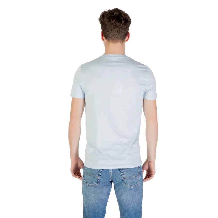Lacoste Blue Cotton T-Shirt