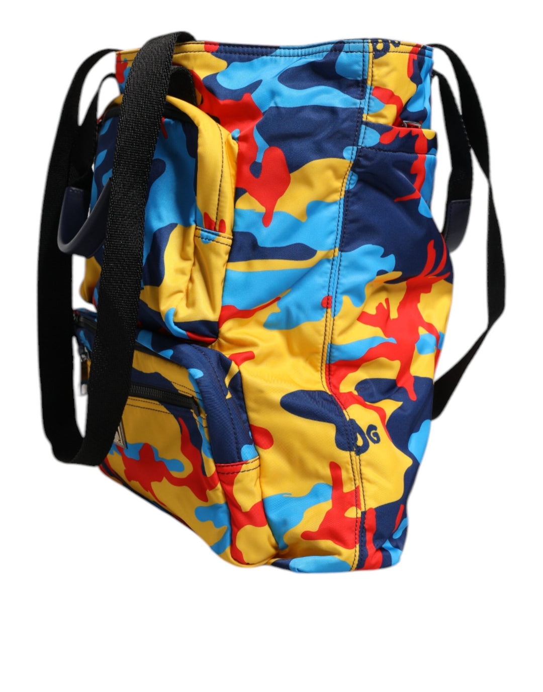 Sac cabas Dolce &amp;amp; Gabbana en nylon camouflage multicolore
