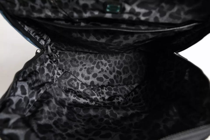 Dolce &amp; Gabbana Black Nylon DG Logo School Backpack Bag