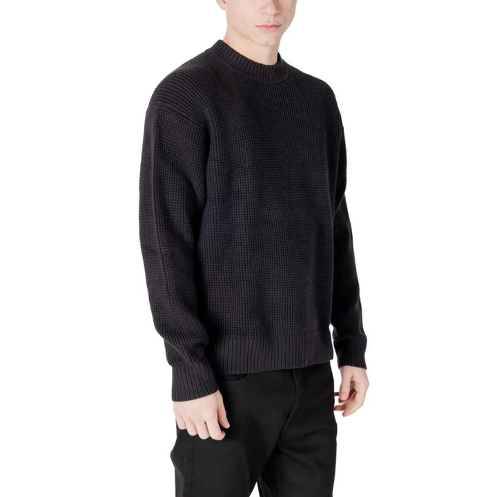Calvin Klein Jeans Black Organic Cotton Sweatshirt
