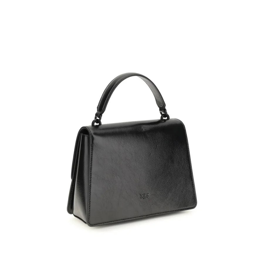 PINKO Black Lamb Ovis Aries Handbag