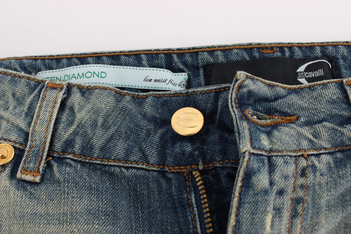 Vaqueros de tiro bajo Cavalli Flair listos para la pasarela