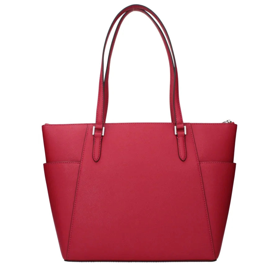 Michael Kors Red Leather Shoulder Bag