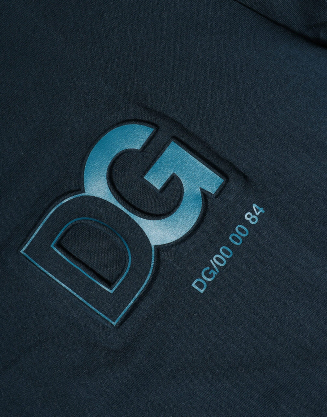 Dolce &amp; Gabbana Blue Logo Crew Neck Short Sleeves T-shirt