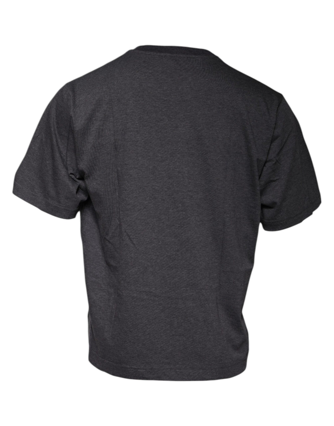 Dolce &amp; Gabbana Dark Gray Crew Neck Short Sleeves T-shirt