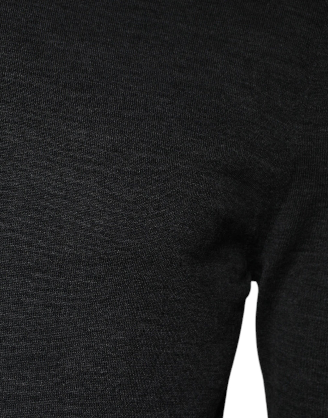 Dolce &amp; Gabbana Gray Wool Knit Turtleneck Pullover Sweater