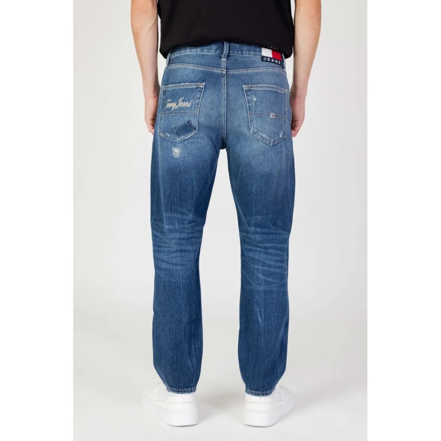 Tommy Hilfiger Jeans Blue Cotton Slim Fit