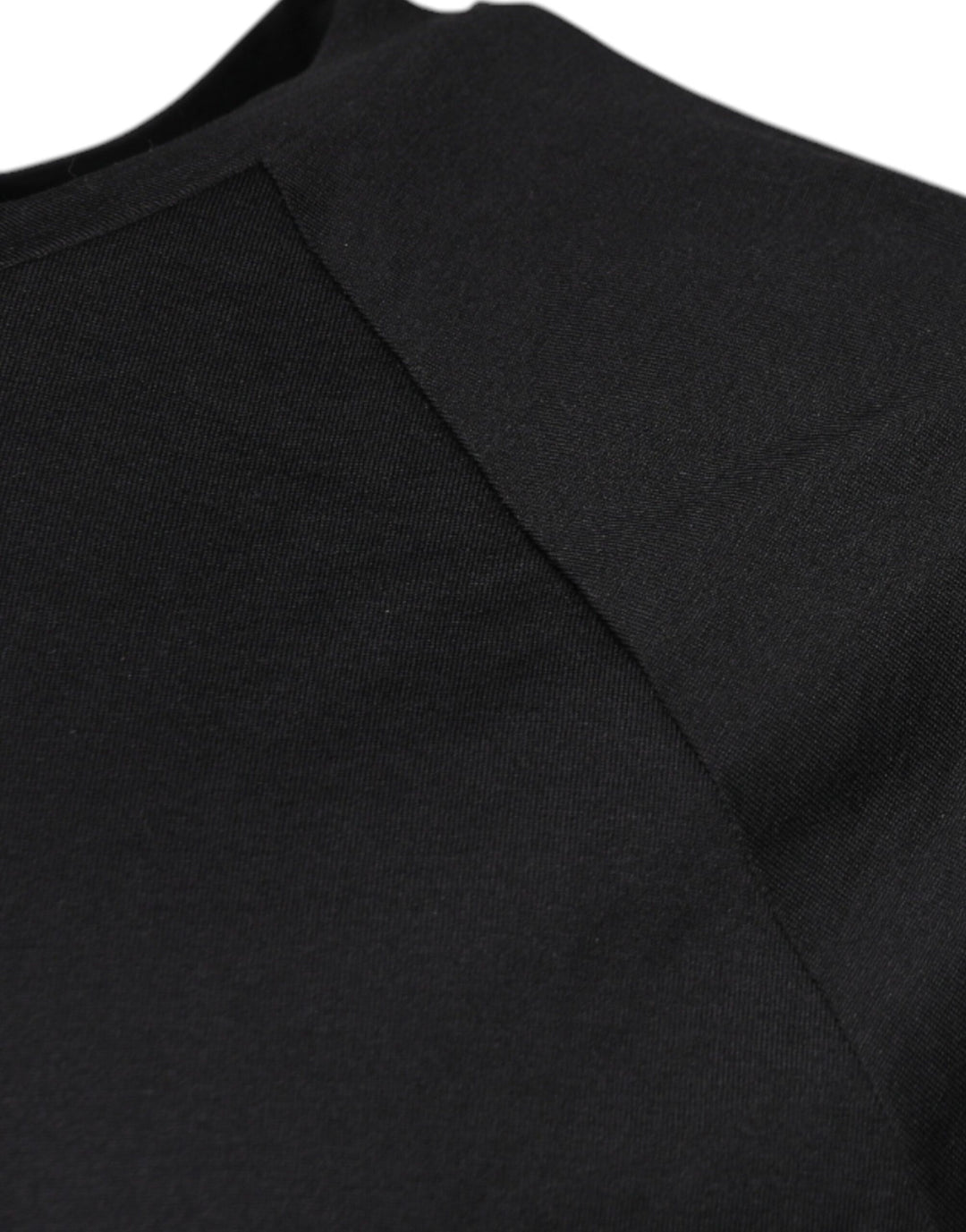 Dolce &amp; Gabbana Black Logo Print Cotton Crew Neck T-shirt