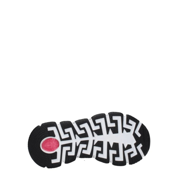 Versace White Fabric Athletic Sneakers