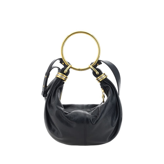 Chloé Black Calf Leather Bos Taurus Handbag