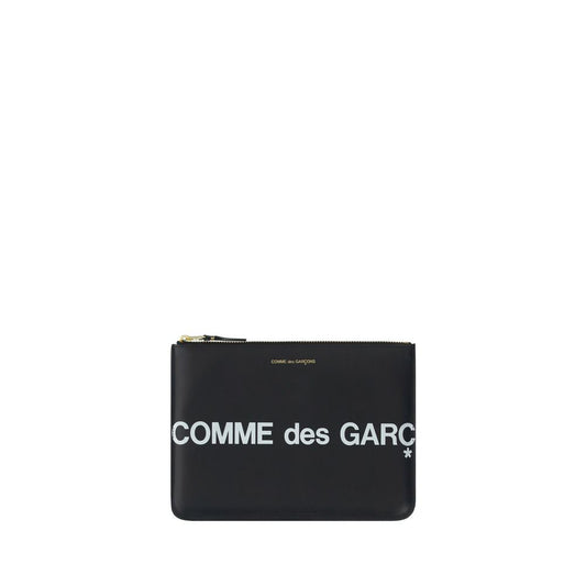 Comme Des Garçons Black Calf Leather Bos Taurus Wallet