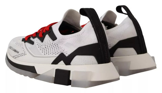 Baskets blanches Dolce &amp; Gabbana SORRENTO Sport Stretch pour homme