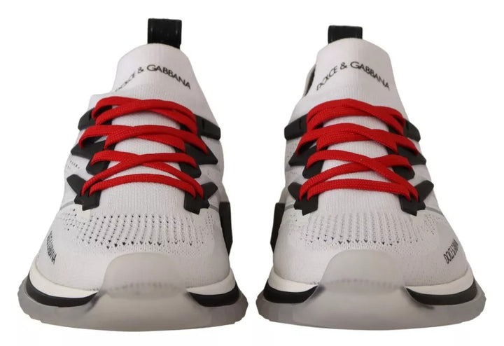 Baskets blanches Dolce &amp; Gabbana SORRENTO Sport Stretch pour homme