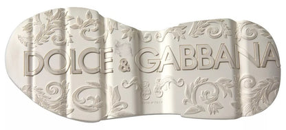 Zapatillas deportivas Dolce &amp; Gabbana Daymaster de piel en blanco y beige