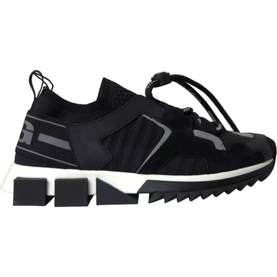 Baskets Sorrento noires Dolce &amp;amp; Gabbana, logo tendance