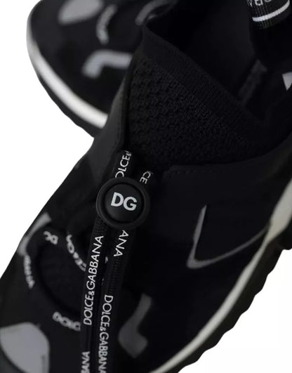 Zapatillas deportivas Dolce &amp; Gabbana Sorrento para hombre con logo blanco y negro