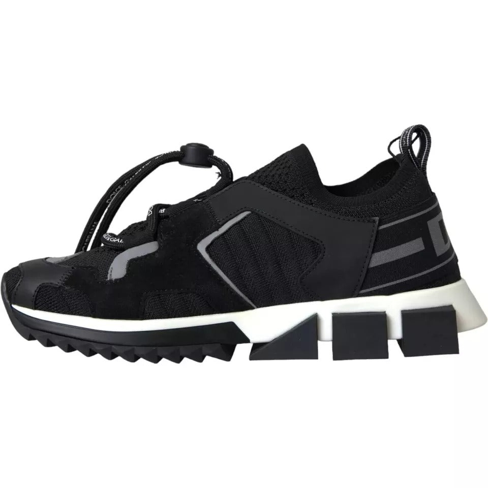 Baskets Sorrento noires Dolce &amp;amp; Gabbana, logo tendance