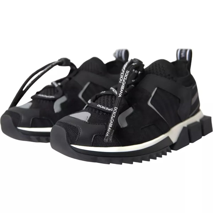 Baskets Sorrento noires Dolce &amp;amp; Gabbana, logo tendance