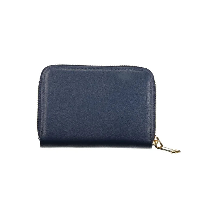 Mario Valentino Blue Polyurethane Women Wallet