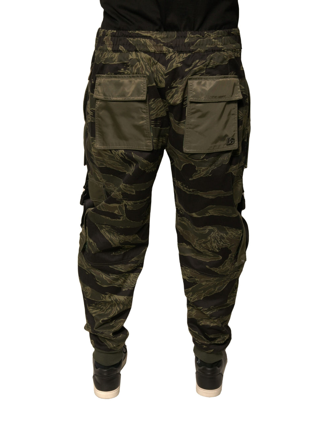 Dolce &amp; Gabbana Green Cotton Jogger Cargo Pants