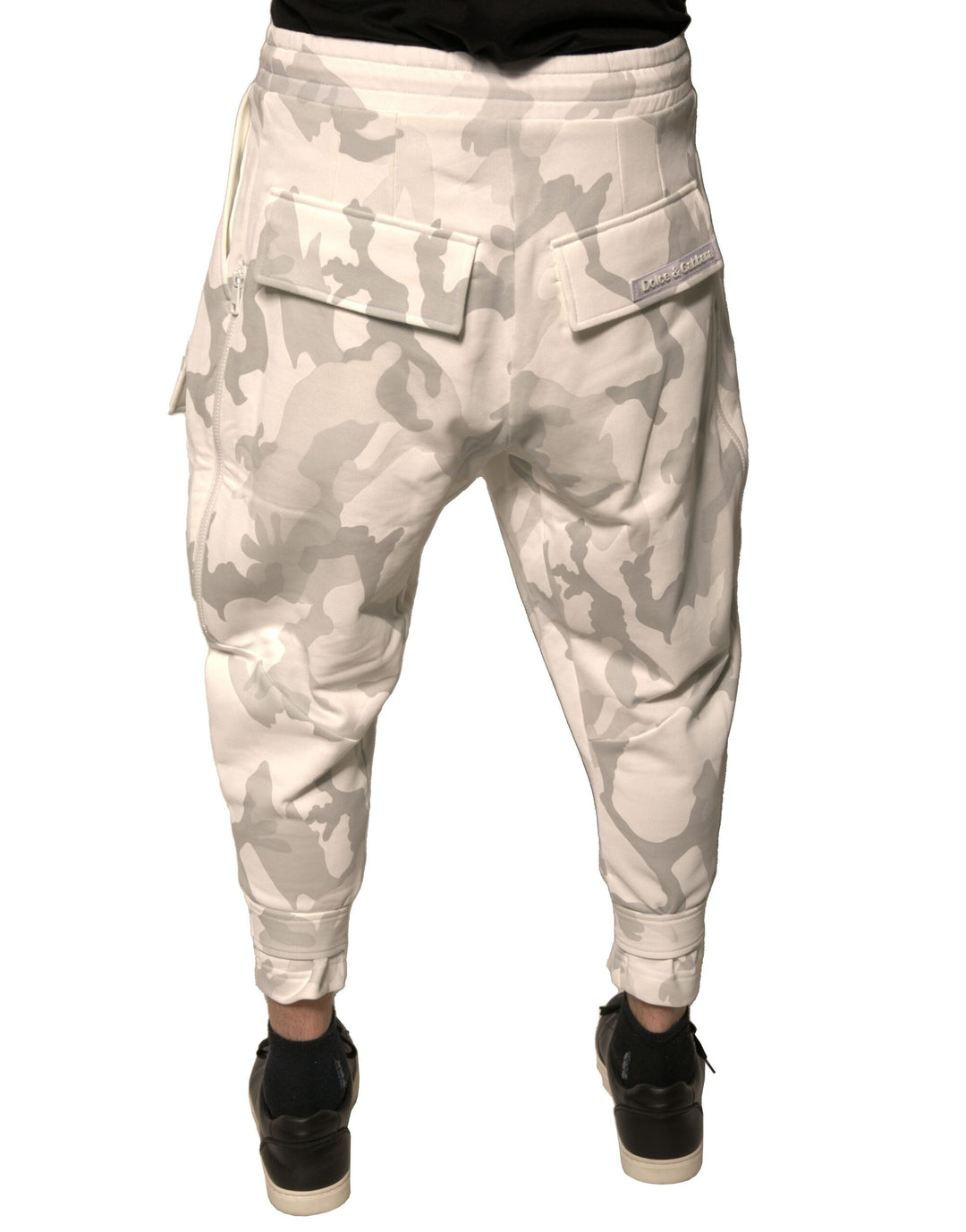 Pantalones cargo jogger de camuflaje blanco de Dolce &amp;amp; Gabbana