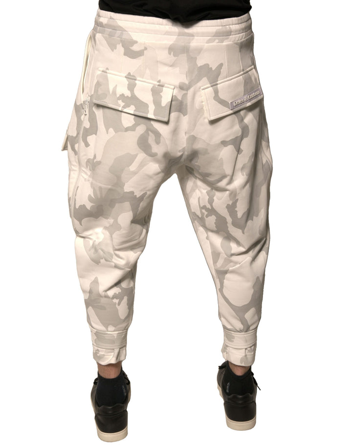 Pantalones cargo jogger de camuflaje blanco de Dolce &amp;amp; Gabbana