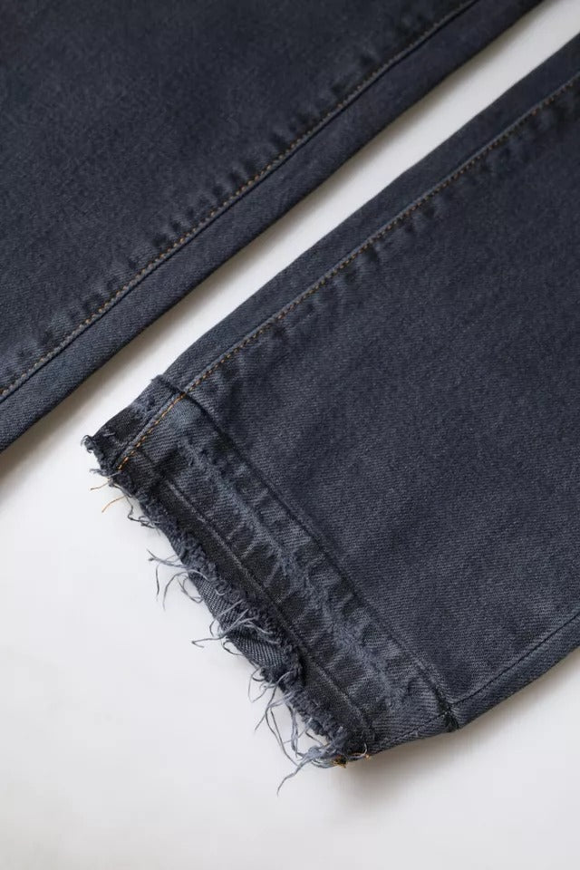 Dolce &amp; Gabbana Dark Gray Cotton Skinny Denim Jeans