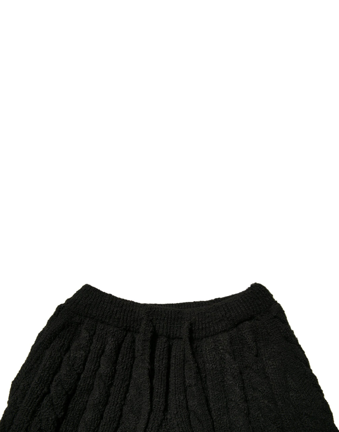 Dolce &amp; Gabbana Black Wool Knitted Skinny Pants
