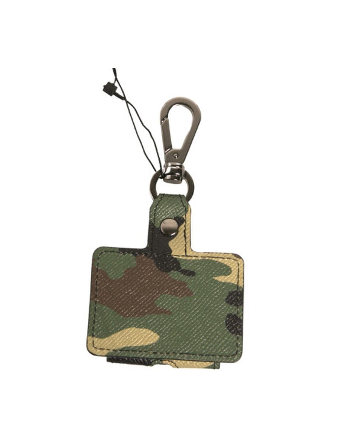 Dolce &amp; Gabbana Multicolor Camouflage Leather Metal Airpods Case