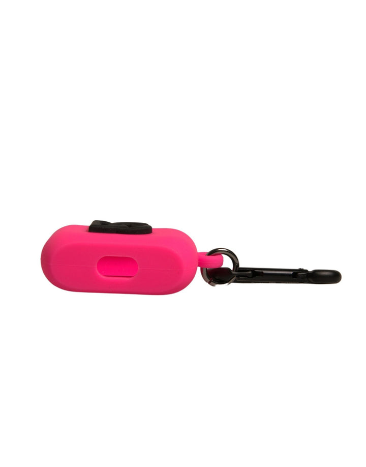 Étui pour Airpods Dolce &amp;amp; Gabbana en caoutchouc de silicone rose avec logo en relief