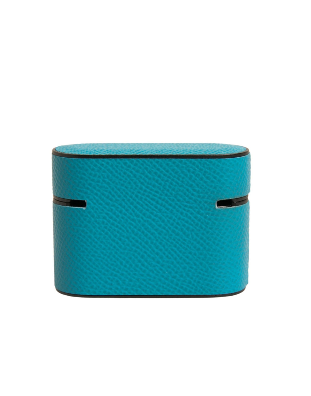 Étui pour Airpods Dolce &amp;amp; Gabbana en cuir vert avec logo en métal