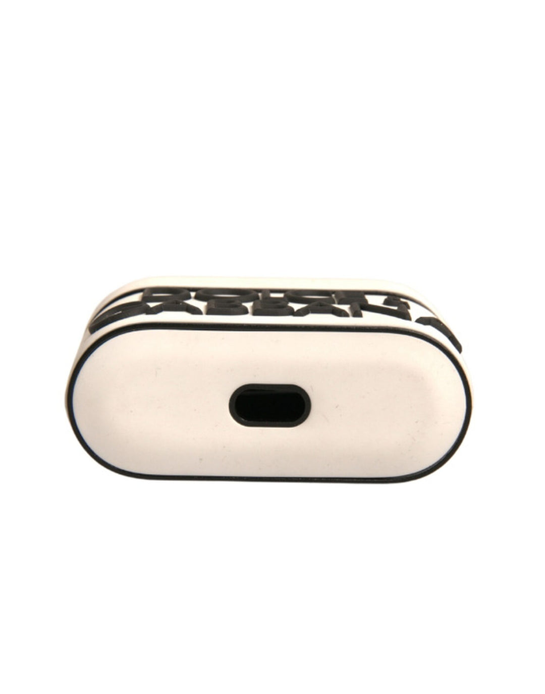 Étui pour Airpods Dolce &amp; Gabbana en PVC blanc avec logo en relief