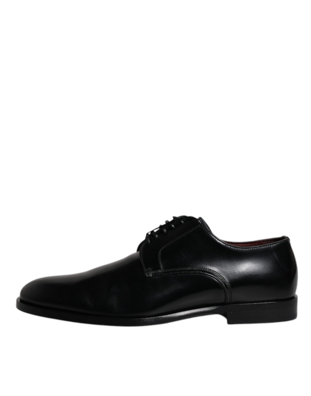 Zapatos Derby de vestir formales con cordones de piel de becerro negra de Dolce &amp;amp; Gabbana
