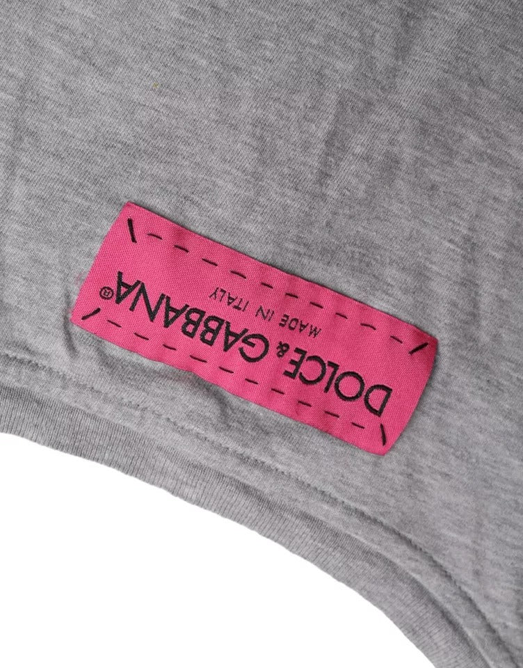 Dolce &amp; Gabbana Gray Cotton L&