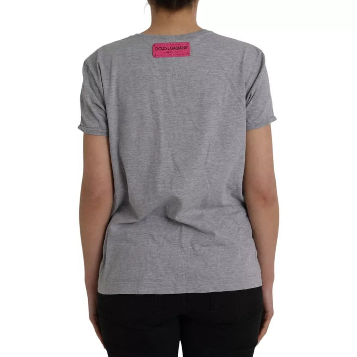 Dolce &amp; Gabbana Gray Cotton L&
